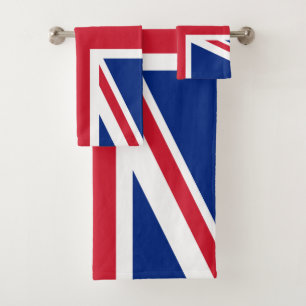 De vlag Union Jack van het Verenigd Koninkrijk Bad Handdoek