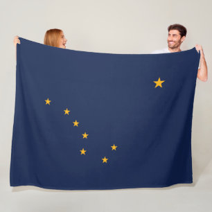 De vlag van Alaska Fleece Deken