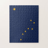 De vlag van Alaska, Verenigde Staten van Amerika Legpuzzel (Verticaal)