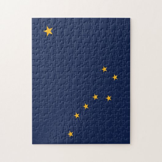 De vlag van Alaska, Verenigde Staten van Amerika Legpuzzel (Verticaal)