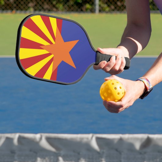 De vlag van Arizona, Verenigde Staten van Amerika Pickleball Paddle (Insitu)