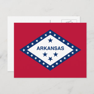 De vlag van Arkansas Briefkaart