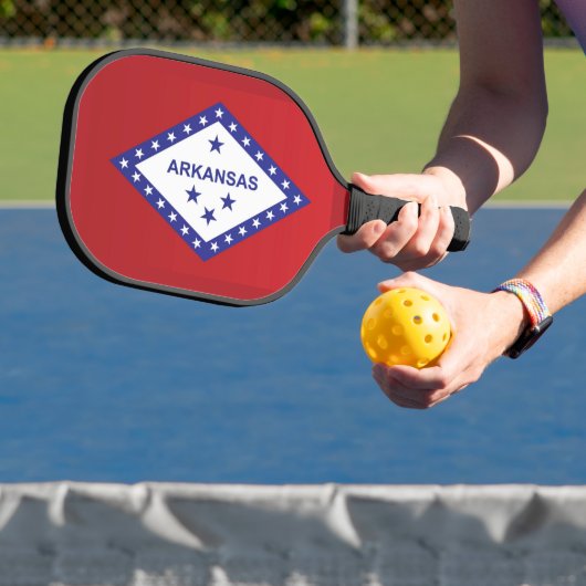 De vlag van Arkansas, Verenigde Staten van Amerika Pickleball Paddle (Insitu)