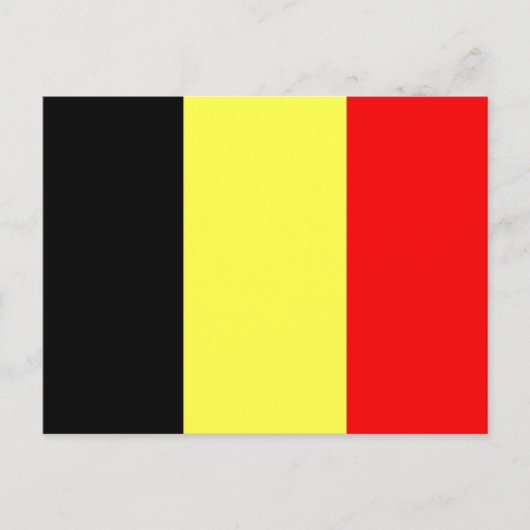 De Vlag van België Briefkaart (Voorkant)