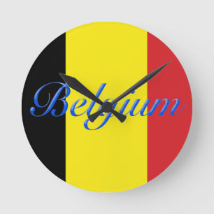 De vlag van België Ronde Klok