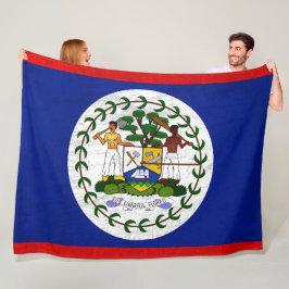 De vlag van Belize - Een wandtapijt van Belize-erf Fleece Deken