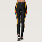 De Vlag van Belize Leggings (Achterkant)