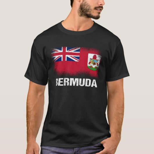 De vlag van Bermuda 2 T-shirt (Voorkant)