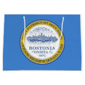 De vlag van Boston (Massachusetts) Groot Cadeauzakje (Voorkant)