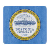 De vlag van Boston (Massachusetts) Snijplank (Voorkant)
