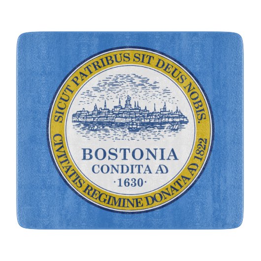 De vlag van Boston (Massachusetts) Snijplank (Voorkant)