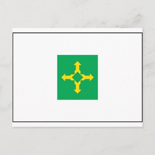 De Vlag van Brasília Briefkaart (Voorkant)