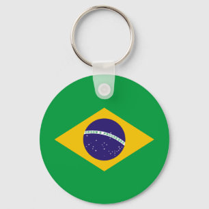 De Vlag van Brazilië Sleutelhanger