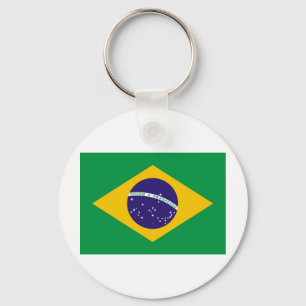 De Vlag van Brazilië Sleutelhanger