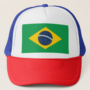 De Vlag van Brazilië Trucker Pet