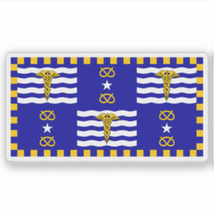 De vlag van Brisbane, Gemenebest van Australië Sticker