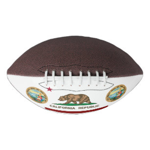 De vlag van Californië American Football