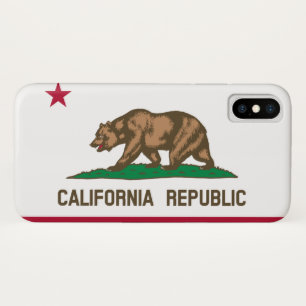 De vlag van Californië iPhone X Hoesje