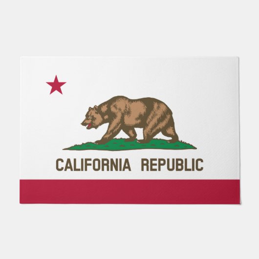 De vlag van Californië Deurmat (Voorkant)