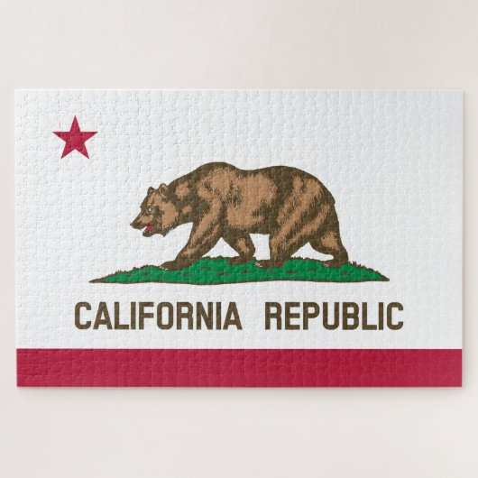 De vlag van Californië Legpuzzel (Horizontaal)