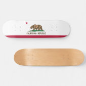 De vlag van Californië Skateboard (Horizontaal)