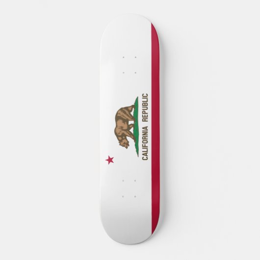 De vlag van Californië Skateboard (Voorkant)