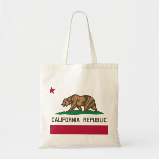 De vlag van Californië Tote Bag (Voorkant)