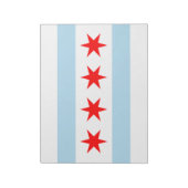 De vlag van Chicago (Illinois) Notitieblok (Gedraaid)