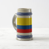 De vlag van Colombia Bierpul (Voorkant links)