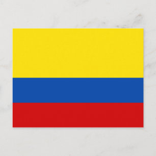 De vlag van Colombia Briefkaart