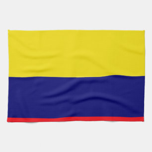 De vlag van Colombia Theedoek