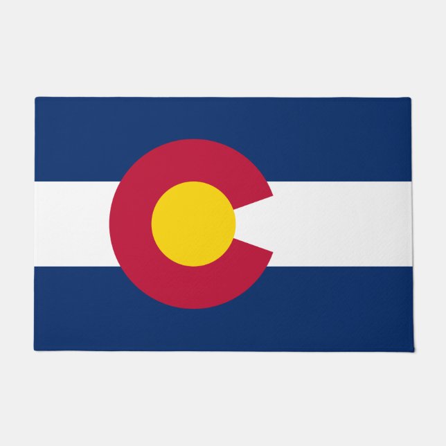 De vlag van Colorado Deurmat (Voorkant)