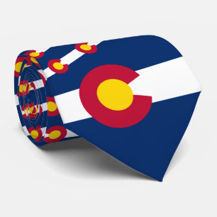 De vlag van Colorado is de vlag van Colorado Stropdas