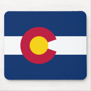 De vlag van Colorado Muismat