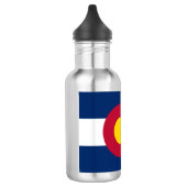 De vlag van Colorado Waterfles (Links)
