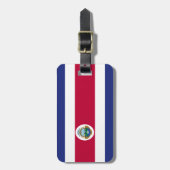 De vlag van Costa Rica Bagagelabel (Voorkant verticaal)