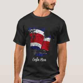 de vlag van Costa Rica T-shirt