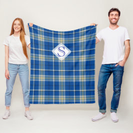 De vlag van Custom Scotland kleuren tartan vlakpat Fleece Deken