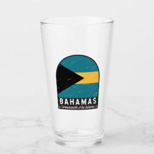 De vlag van de Bahama's is  Glas