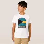 De vlag van de Bahama's is  T-shirt (Voorkant volledig)