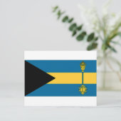 De vlag van de Bahamas-premier Briefkaart (Staand voorkant)
