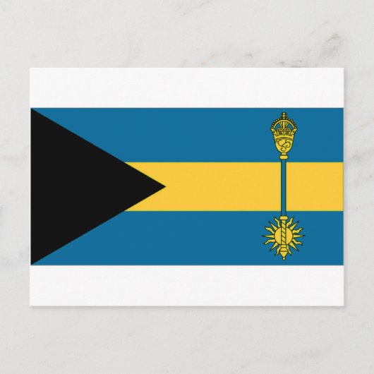 De vlag van de Bahamas-premier Briefkaart (Voorkant)