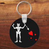 De vlag van de Blackbeard Authentic Sleutelhanger (Voorkant)