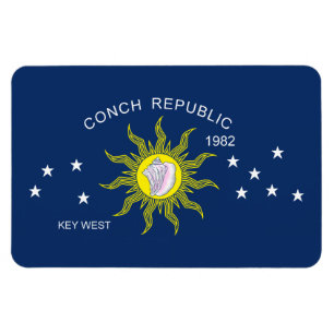 De vlag van de Conch Republic Magneet