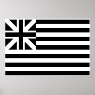 De vlag van de grote Unie Poster
