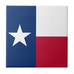 De vlag van de lone Star Texas Tegeltje
