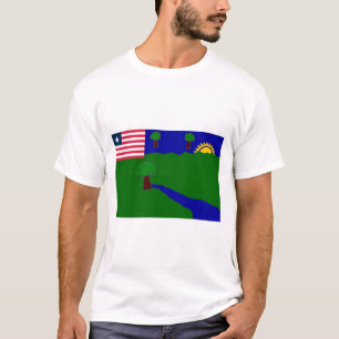 De vlag van de provincie Gee T-shirt