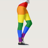 De vlag van de regenboogpride leggings (Rechts)