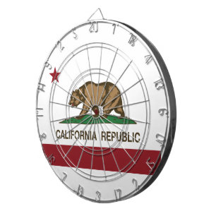 De Vlag van de Republiek van Californië Dartbord