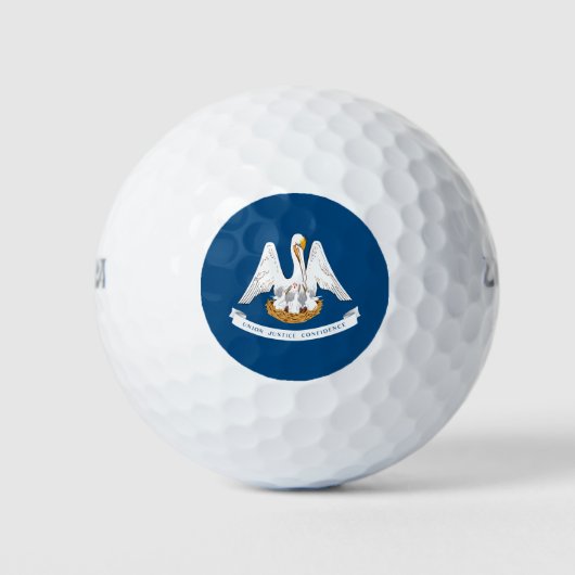 de vlag van de staat Louisiana Golfballen (Voorkant)
